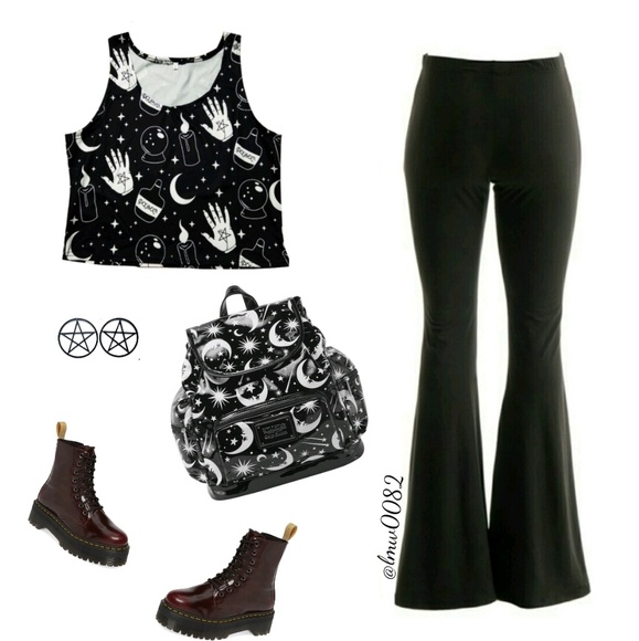 Pants - Now available! Womens Plus 3x Blk Bell Bottoms